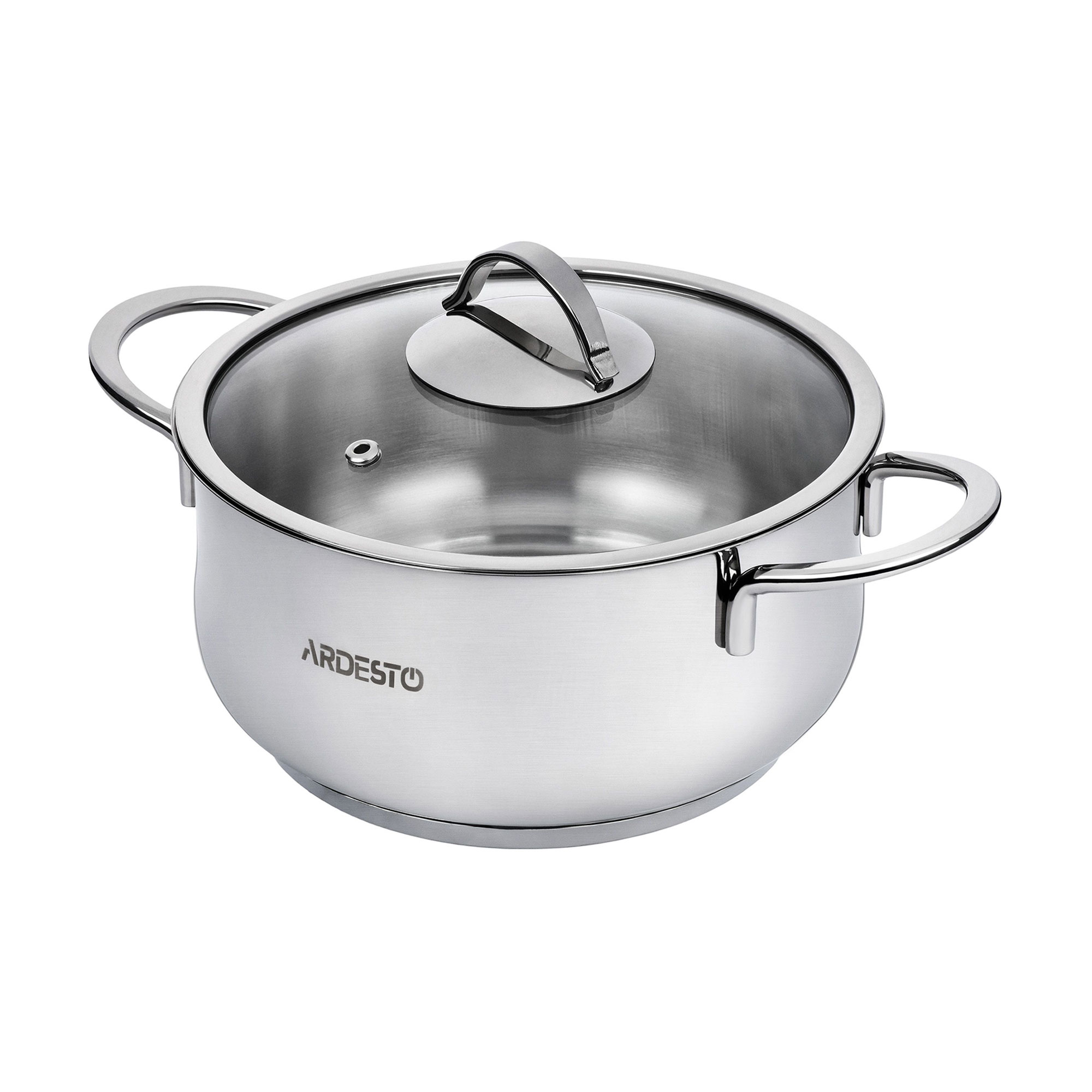 Каструля Ardesto Black Mars з кришкою, діаметр 22 см, 4.3 л (AR0743S)
