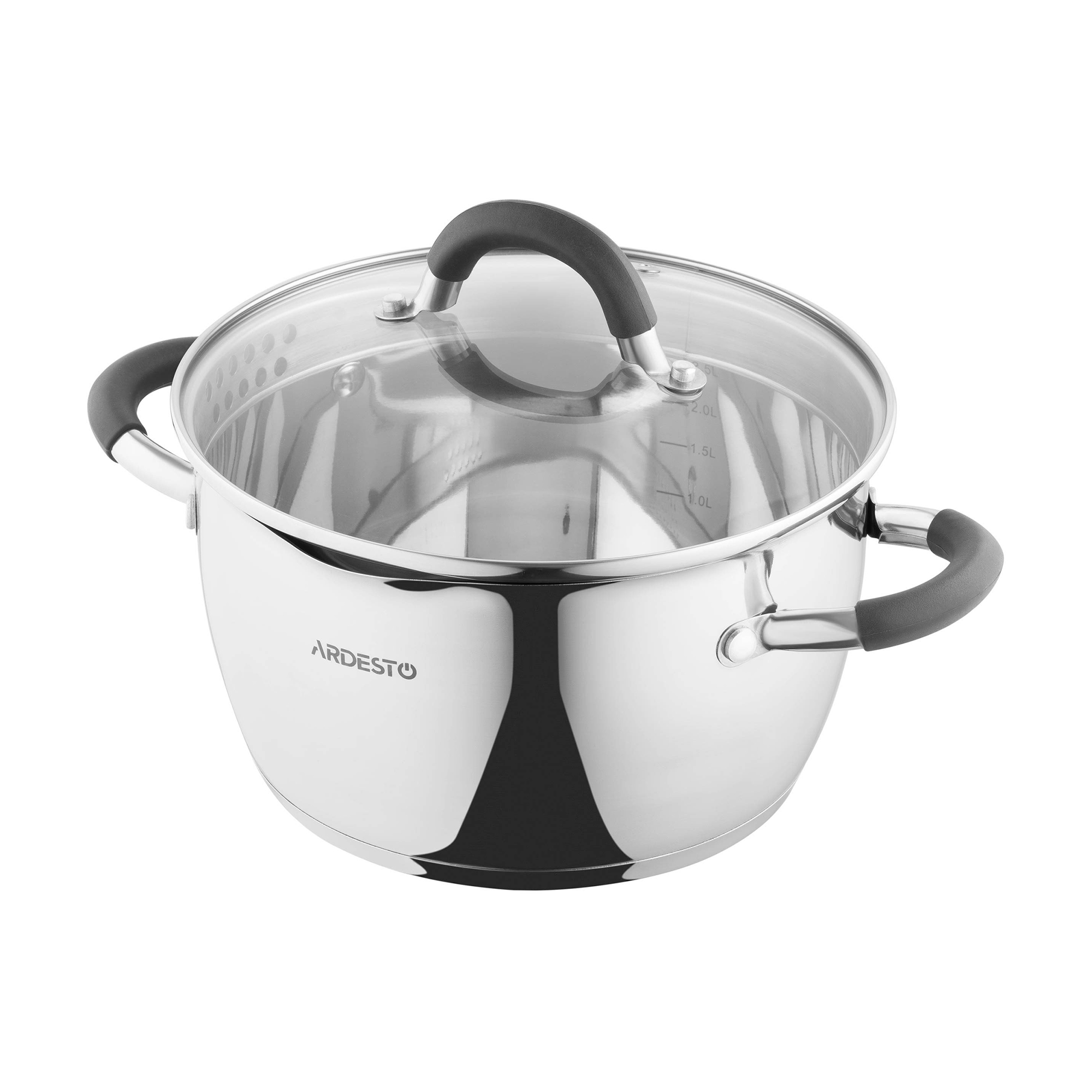Каструля Ardesto Gemini з кришкою, діаметр 20 см, 3.2 л (AR1932GS)